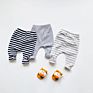 Spring Autumn 0-20M Baby Pants 100% Cotton Newborn Boys Girls Trousers Kid Wear Infant Toddler Stripe Clothing
