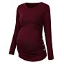 Spring Autumn Outdoor Maternity T-Shirt Lady Clothes plus Size Top for Pregnant Womanlactation Outfit Long Sleeves T-Shirt