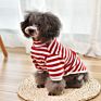 Spring Dog Clothing Pet Dog Clothes Fashionable Striped Heart Pattern Dog Shirts T-Shirts