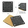 Square Felt and Cork Coasters Felt Coaster with Holder