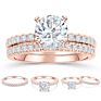 Square Zircon Engagement Rings 925 Sterling Silver Cz Diamond Ring for Women