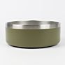 Stainless Steel Dog Bowl Design Double Wall Vacuum Rubber Base Cat Dog Food Bowl Pet Dog Feeder Feeding Bowls