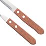 Steak Knife Set with Wooden Handle Steak Knife and Fork Cutlery Set