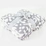 Stock Lot Big Chunky Jacquard Animal Print Leopard Knit Throw Blanket for Home Decor