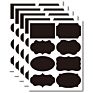 Storage Black Waterproof round Label Sticker for Food Container Classification Label