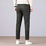 Straight Mens Pants Business Casual Men's Smart Casual Chino Cotton Trousers Pants Loose Fit