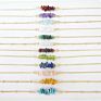 Style Natural Gemstone Chip Beads Necklace Handmade Freeform Chip Beads Chain Necklace