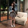 Style Package Hip Skirt Slim Casual Mini Floral Stitching Women Short Fishtail Skirt