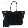 Style Waterproof Neoprene Customized Large Tote Bag for Women Neoprene Beach Bag Perforated Shoulder Neoprene Bags Handbags