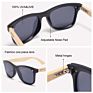 Sun Glasses Bambu Plastic Frame Bamboo Temple Sunglasses