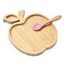 Superior Bamboo Classic Baby Plate and Spoon Baby Plate Suction Silicone for 9 Months and Older