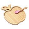 Superior Bamboo Classic Baby Plate and Spoon Baby Plate Suction Silicone for 9 Months and Older
