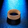 Surgical Stainless Steel 8 Mm Mesh Ring Wedding Band, Sizes 7-12 for Men Women