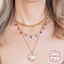 Temperament S925 Sterling Silver Color Diamond Pendant Necklace