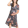 The Newest Women Beach Flower Print Sleeveless Dress Split Lace up Dresses For