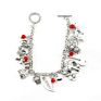 The Nutcracker and Red Riding Hood Charms Bracelets