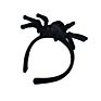 Theme Park Black Spider Hairband Plush Headband for Halloween