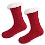 Thermal Warm Fuzzy Slipper Socks Floor Anti-Slip Fleece Lined Sherpa Indoor Socks