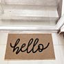 Thicken Pvc Backing Welcome Entrance Doormat Brown Carpet to Keep Room Clean