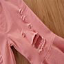 Toddler Little Girls Denim Pants Bell Bottom Jeans Trousers for 2-7 Years Kids