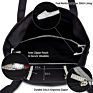 Top Design Multicolor Eco Internal Designer Tote Canvas Shopping Zipper Reusable Cotton Shoulder Bag with Pocket