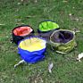 Travel Outdoor Portable Pet Dog Water Bowl Waterproof Collapsible Dog Bowl