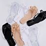 Trend Jelly Sandals Flat Shoes with Rivet Design Square-Toe Sandals for Women Flip Flop Slides Slippers
