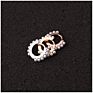 Trending Small Huggie Hoop Jewelry Earring Gold 18K Real Plated Women Pearl Earrings