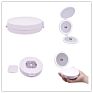 Tri Fold Sides round Mirror Led Personalised Compact Mirror with Light