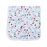 Triple Layer Waterproof Large 20 by 10 100 Organic Cotton Muslin Baby Burp Cloths 5 Pack
