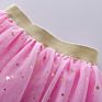 Tutu Skirt Girls Pettiskirt Dance Princess Stars Glitter Birthday Ball Gown Children Kids Clothes 3 Layers Tulle Skirts