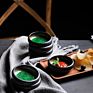 Uaral Japanese Tableware Restaurant Ceramic Crockery Stoneware Dipping Soy Sauce Dish Bowl Ceramic Serving Dishes