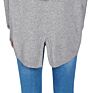 Unique Back Design Low Neck Oversize Women's Knitted Sweater Cashmere Sweater Loose Tops