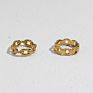 Unique Non Tarnish Jewelry Link Chain Rings Stainless Steel Jewelry 18K Gold Plated Knuckle Rings