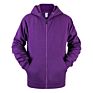 Unisex Adult Blend Fleece Full Zip Hooded Sweatshirt Top