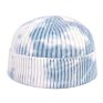 Unisex Beanie Men Short Hat Women Fisherman Beanies for Ladies Tie Dye Print Autumn Hip Hop Knitted Cap Skullcap