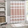 Unusual Shower Curtain Waffle Shower Curtain Solid Microfiber Fabric for Modern Home Bathroom Decorations