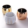Vase Plant Pots Planter Indoor Luxury Gold Wedding Gift Couples Cup Ceramic Pot Flower