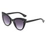 Vendors Large Superimpose Lens Frame Oversize Woman Shade Cat Eye Sunglasses