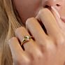 Vintage 18K Gold Filled Stainless Steel Sun Signet Ring Stacking Sunflower Texture Rings
