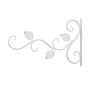 Vintage Leaf Design Metal Iron Wall Hanging Hooks for Home Decor