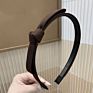 Vintage Women Hair Accessories Knotted Headbands Thin Bowknot Hair Band for Girls