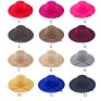 Vintage Women Ladies Felt Fedora Cloche Floppy Wide Brim Wool Hat