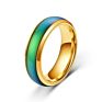 Vriua Classic Temperature Change Color Mood Ring Jewelry 6Mm Wide Smart Discolor Rings