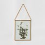 Wall Decorations for Home Rustic Metal Wall Hanging Double Sides Glass Picture Photo Frame for Living Room Art Frame