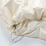 Warm Lightweight Recycle Lining Casual Style Zip up Front Oversize Puffer Jacket Shiny Puffer Coat Woman