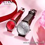 Watch-5 Xuping Stainless Steel Back Leather Men Electronic Movement Wrist Watch