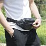 Water Proof Designer Stylish Mens Plain Black Leather Fanny Pack