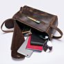 Waterproof Lining Buffalo Leather Toiletry Bag Vintage Travel Shaving Dopp Kit for Toiletries Cosmetic Bag for Man