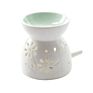 White Ceramic Oil Stove Aroma Fragrance Tealight Candle Holder Ceramic Oil Burner